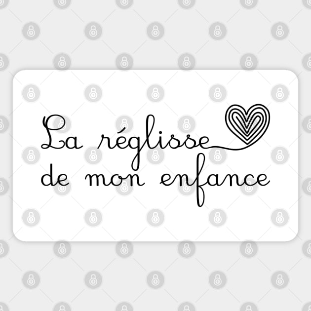 La réglisse de mon enfance - Licorice of my childhood Magnet by Babush-kat